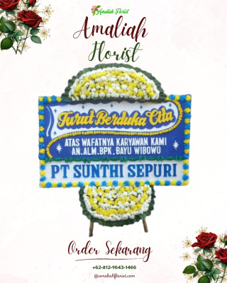 Papan Bunga Duka di Wara Selatan