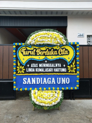 Papan Bunga Duka di Wara Selatan